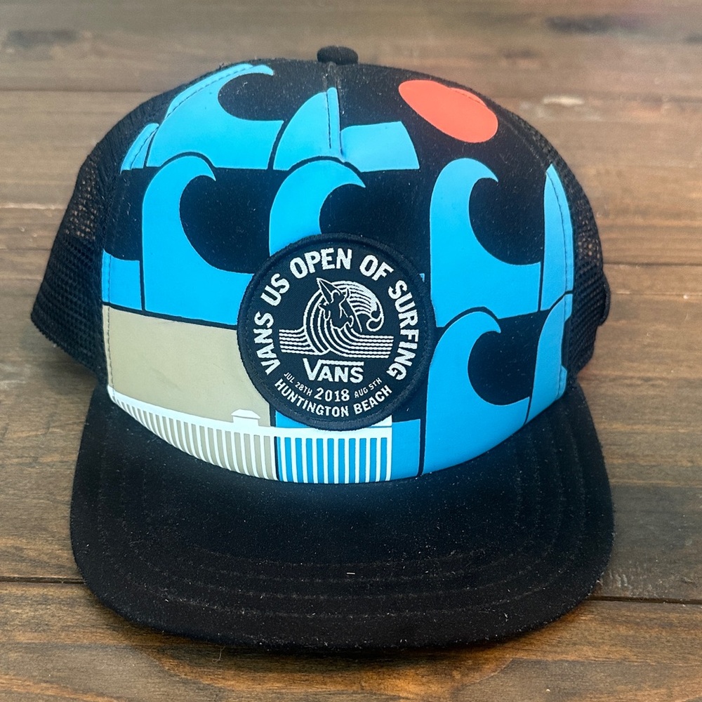 Vans Black and Blue Surfing Cap 2018 US Open of Surfing